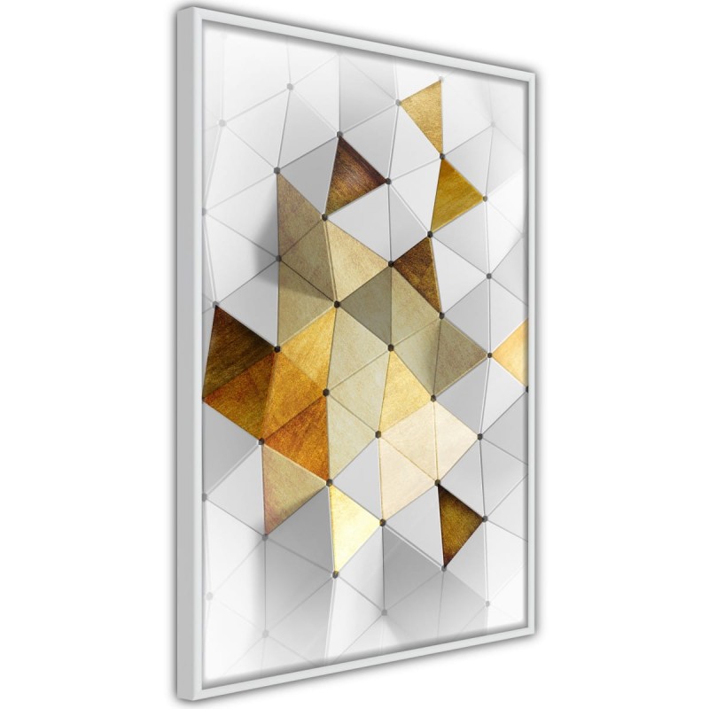 Plakat - Pozłacana emalia