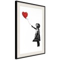 Plakat - Banksy: Girl with Balloon II