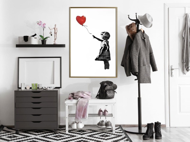 Plakat - Banksy: Girl with Balloon II