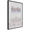 Plakat - Pastelowy Berlin