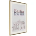 Plakat - Pastelowy Berlin