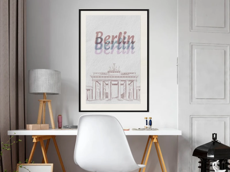 Plakat - Pastelowy Berlin