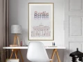 Plakat - Pastelowy Berlin