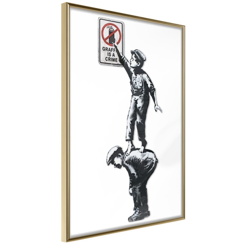 Plakat - Banksy: Graffiti Is a Crime