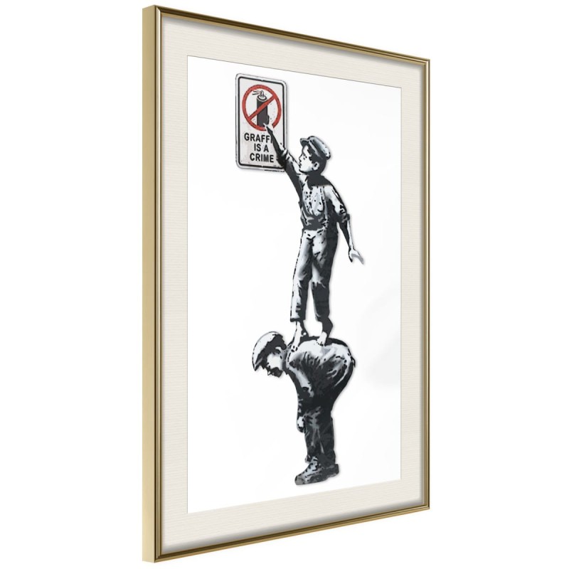 Plakat - Banksy: Graffiti Is a Crime