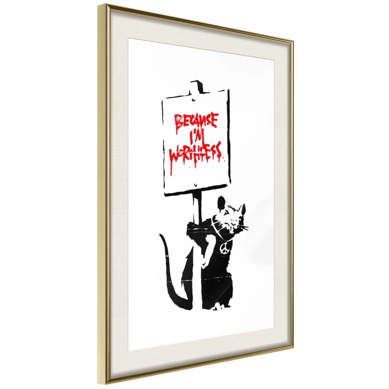 Plakat - Banksy: Because I’m Worthless
