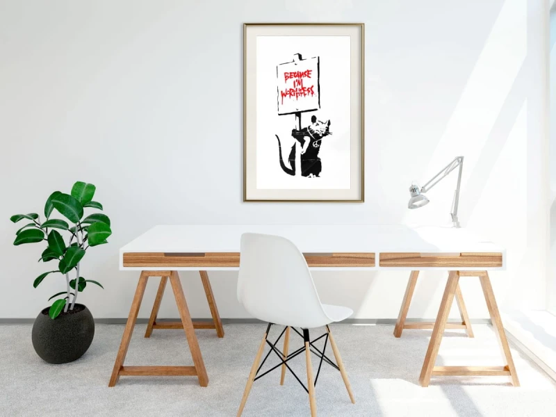 Plakat - Banksy: Because I’m Worthless