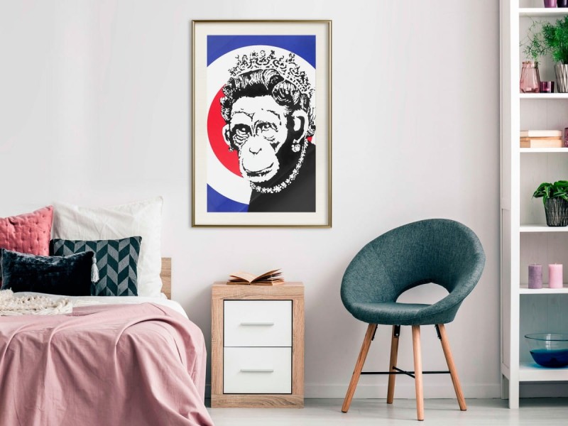 Plakat - Banksy: Monkey Queen