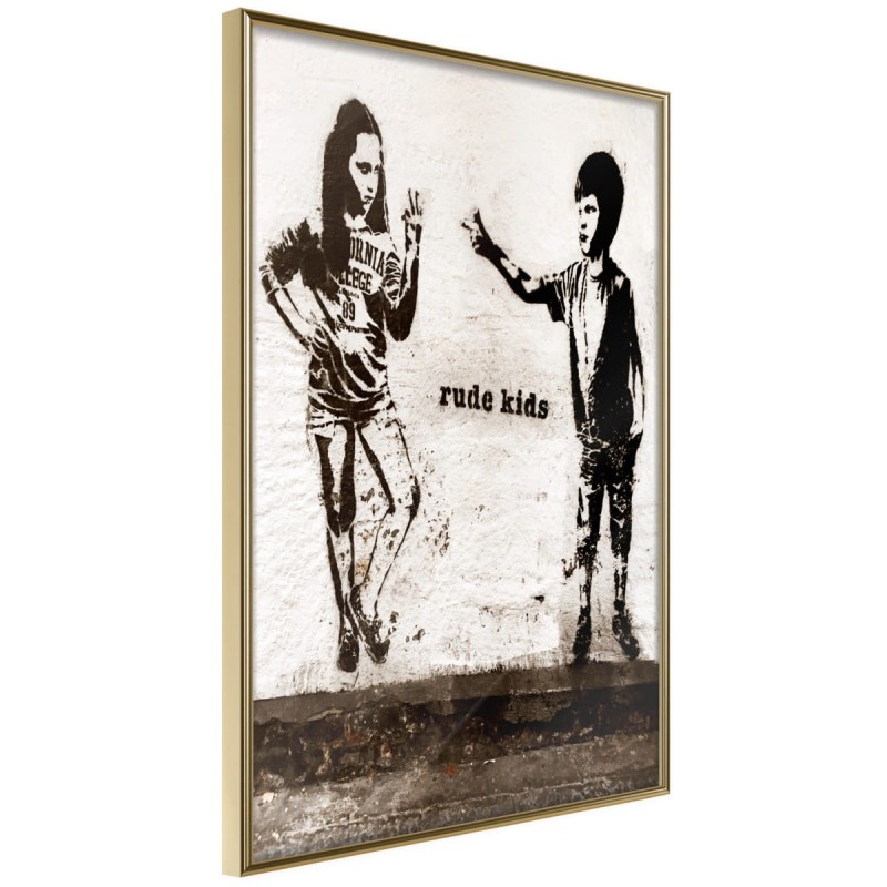 Plakat - Banksy: Rude Kids
