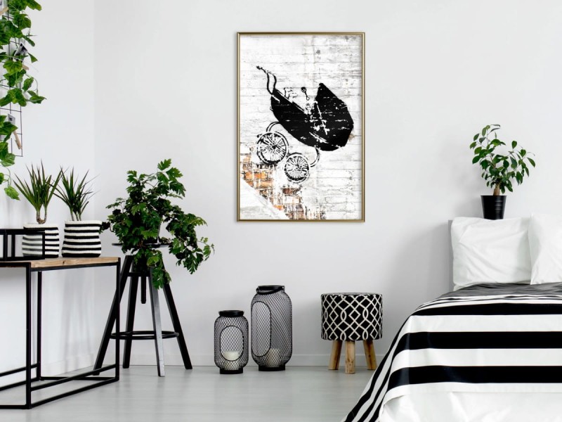 Plakat - Banksy: Baby Stroller