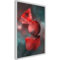 Plakat - Czerwone bryły