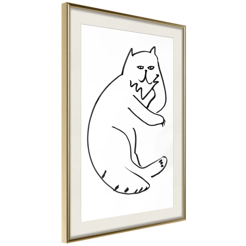 Plakat - Puszysty odpoczynek