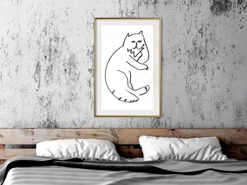 Plakat - Puszysty odpoczynek