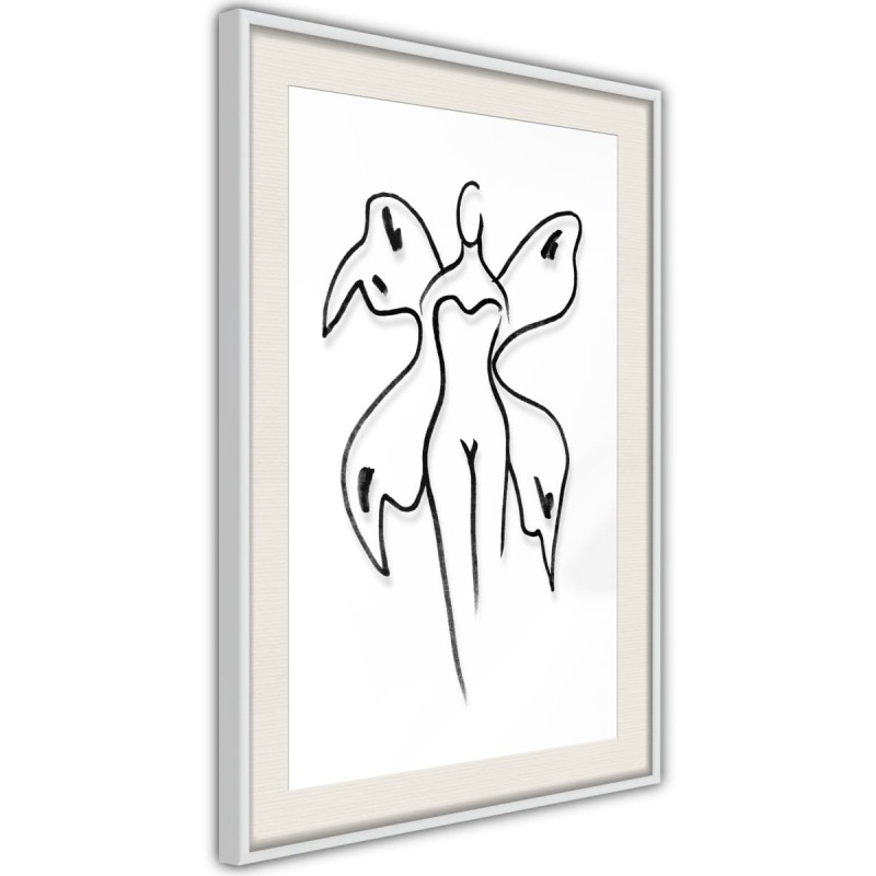 Plakat - Delikatna kobiecość