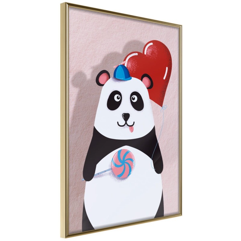 Plakat - Szczęśliwa panda