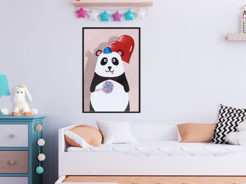 Plakat - Szczęśliwa panda