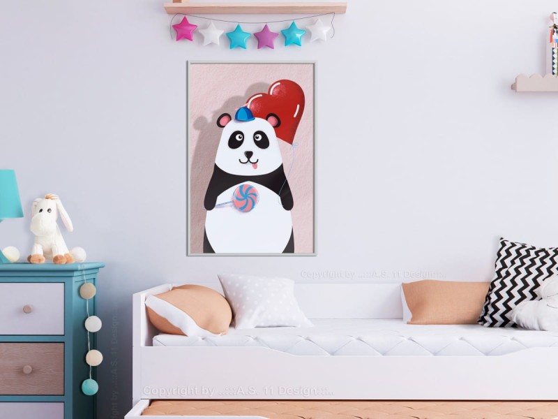 Plakat - Szczęśliwa panda