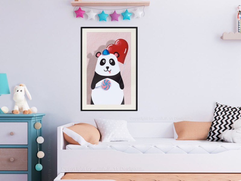 Plakat - Szczęśliwa panda