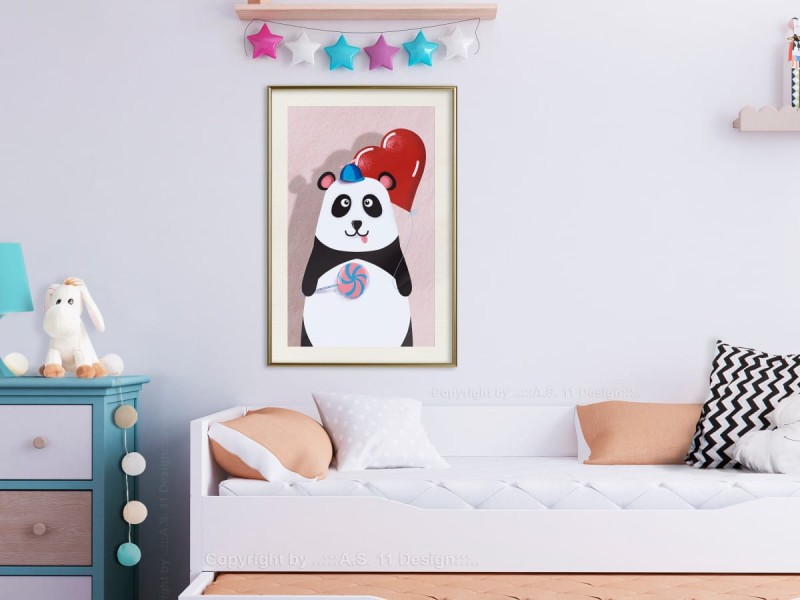 Plakat - Szczęśliwa panda