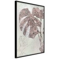 Plakat - Zdobiona monstera