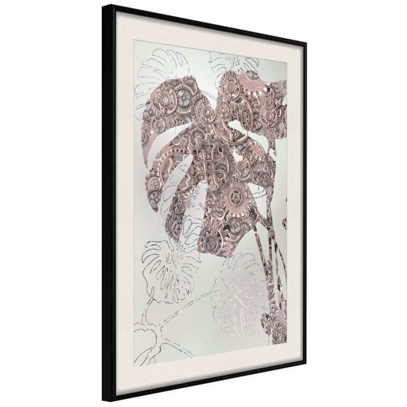 Plakat - Zdobiona monstera