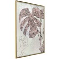 Plakat - Zdobiona monstera