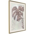 Plakat - Zdobiona monstera