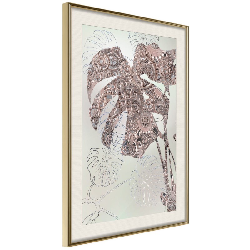 Plakat - Zdobiona monstera