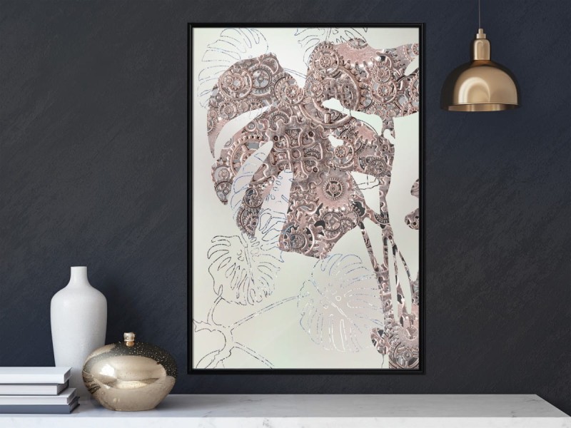Plakat - Zdobiona monstera