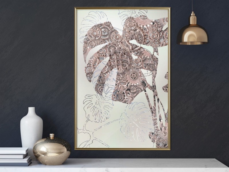 Plakat - Zdobiona monstera
