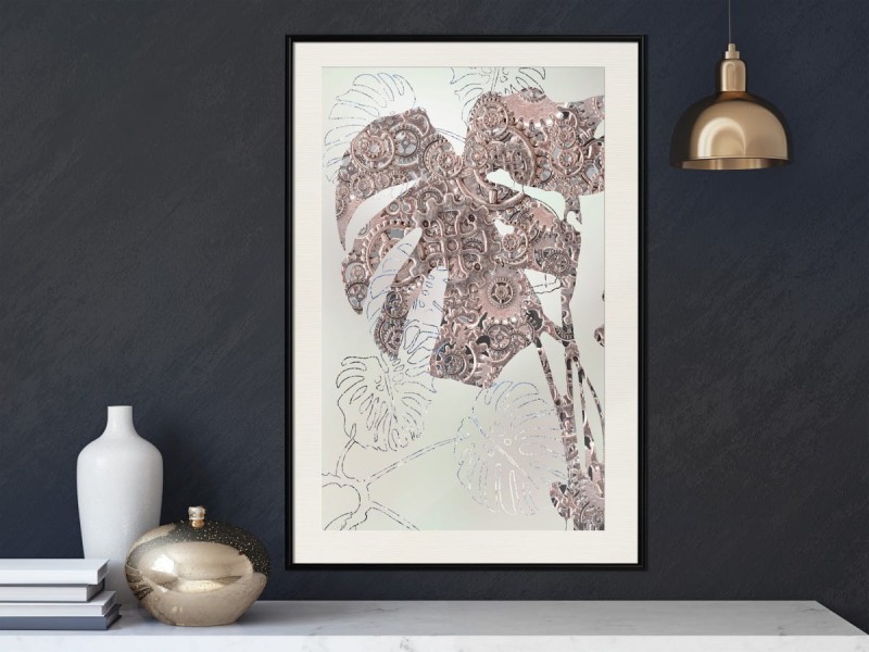 Plakat - Zdobiona monstera