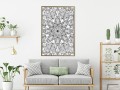 Plakat - Bezbarwna mandala