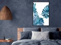 Plakat - Szafirowa monstera