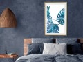 Plakat - Szafirowa monstera