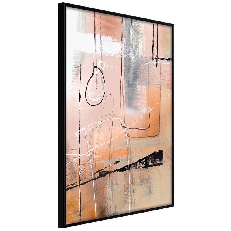Plakat - Pastelowa abstrakcja