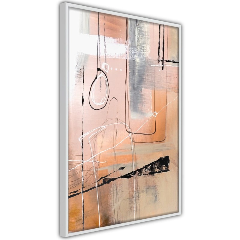 Plakat - Pastelowa abstrakcja