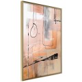 Plakat - Pastelowa abstrakcja