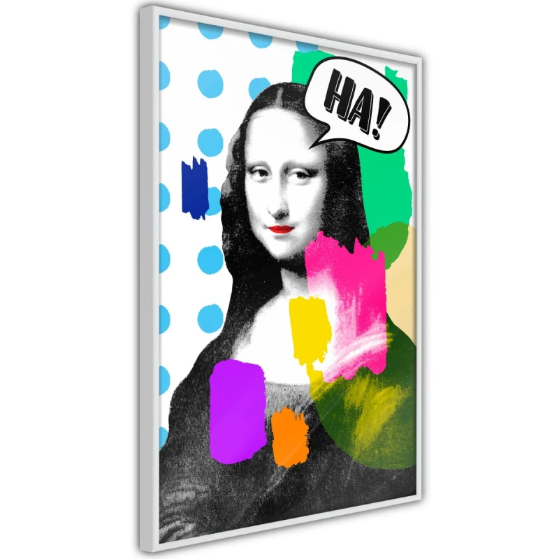 Plakat - Śmiech Mony Lisy