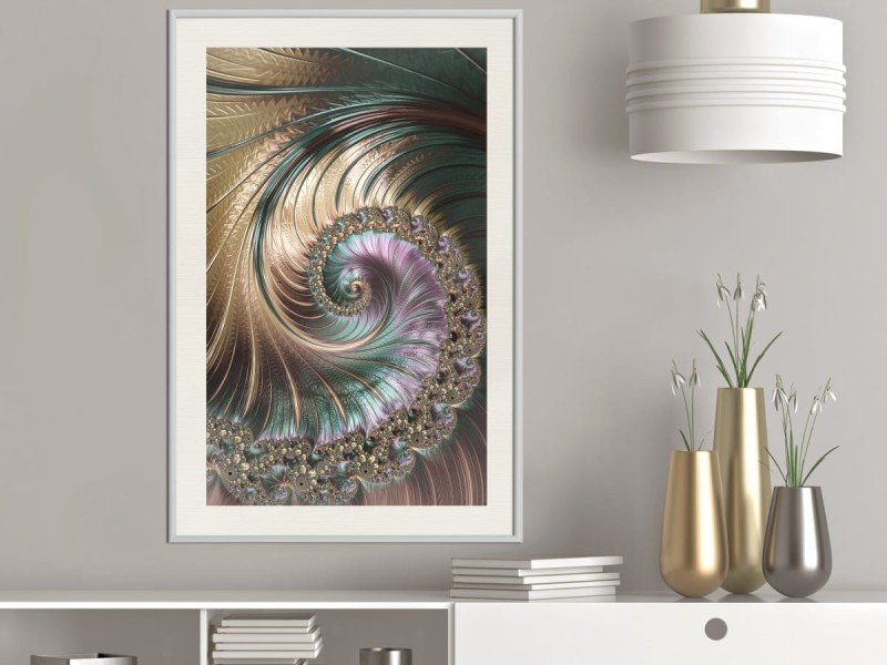 Plakat - Opalizująca spirala