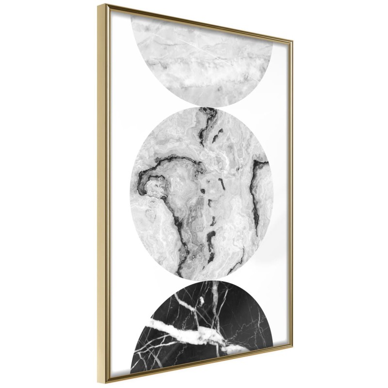 Plakat - Trzy odcienie marmuru