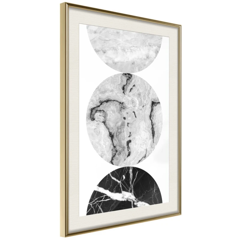 Plakat - Trzy odcienie marmuru
