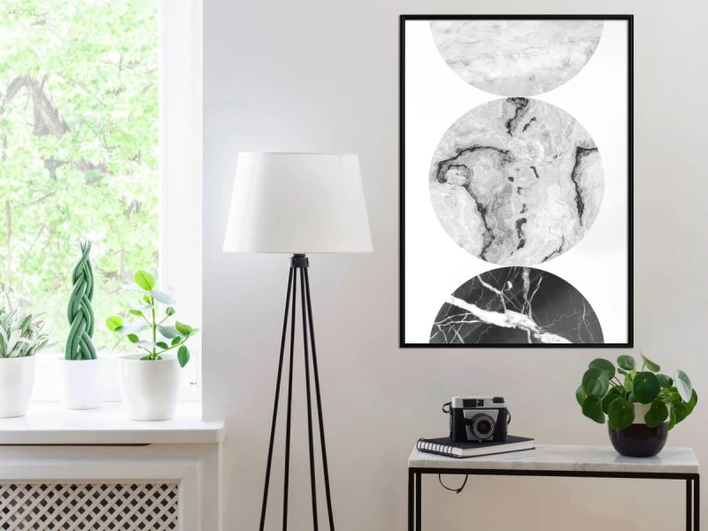 Plakat - Trzy odcienie marmuru