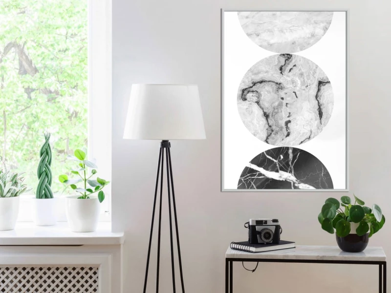 Plakat - Trzy odcienie marmuru