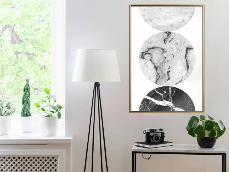 Plakat - Trzy odcienie marmuru