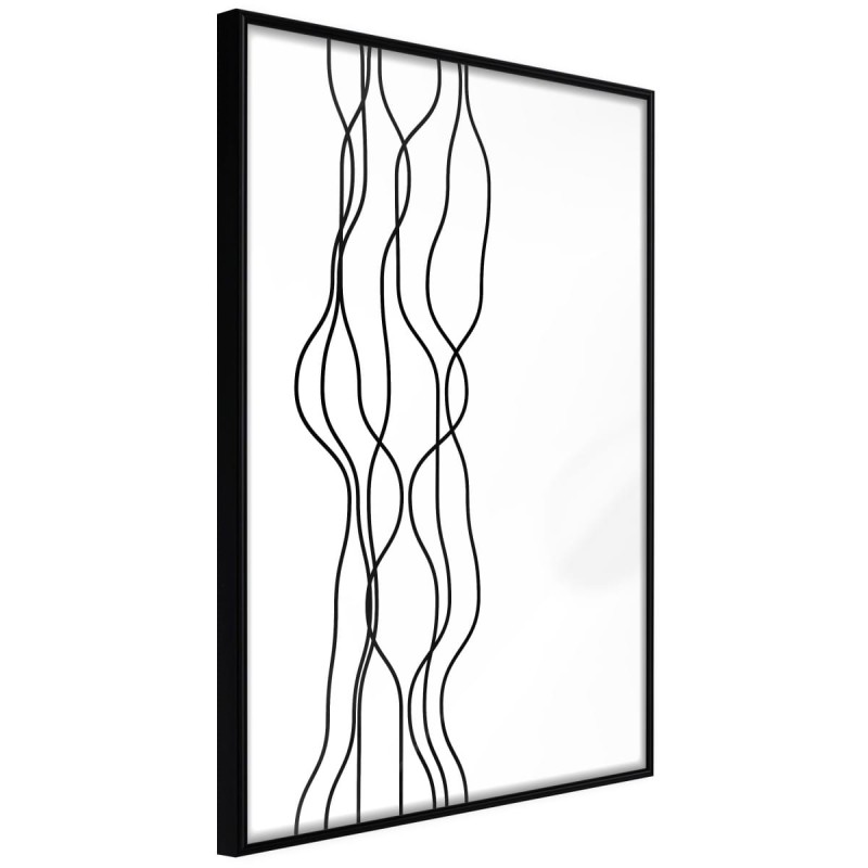 Plakat - Faliste linie