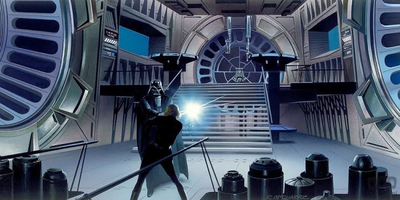 Fototapeta Star Wars Classic RMQ Duell Throneroom DX10-052
