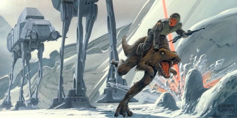 Fototapeta Star Wars Classic RMQ Hoth Battle Ground DX10-054