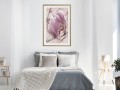 Plakat - Magnolia na marmurowym tle
