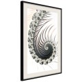 Plakat - Fraktalna spirala (pozytyw)