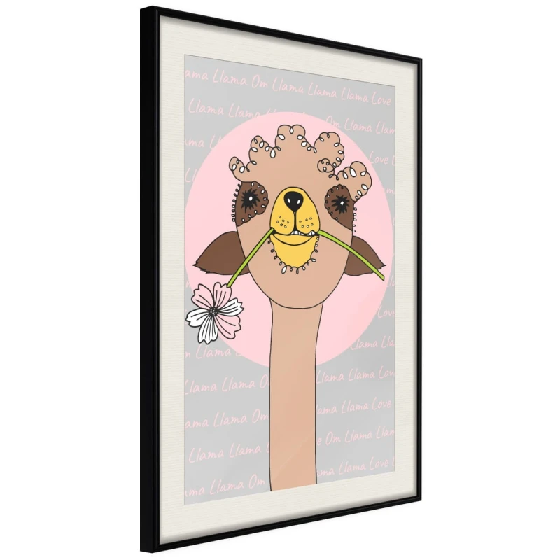 Plakat - Urocza lama